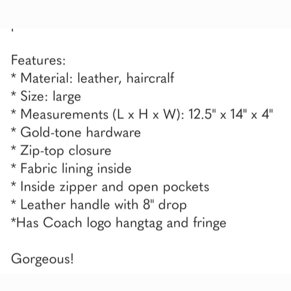 NWT Coach Burgundy Leopard Haircalf Leather Turnlock Large Hobo Shoulder Purse - Picture 3 of 13